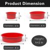 3PCS Silicone DIY Cake Mold Round Cake Pan 4 6 8 Inches Cake Mold Non Stick Baking Tools