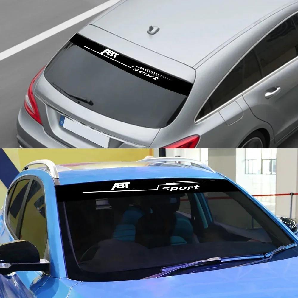Car Exterior Front Window Sticker Windshield Sport Decals for Volkswagen VW ABT Badge Logo Vinyl Film Waterproof Accessories hl2