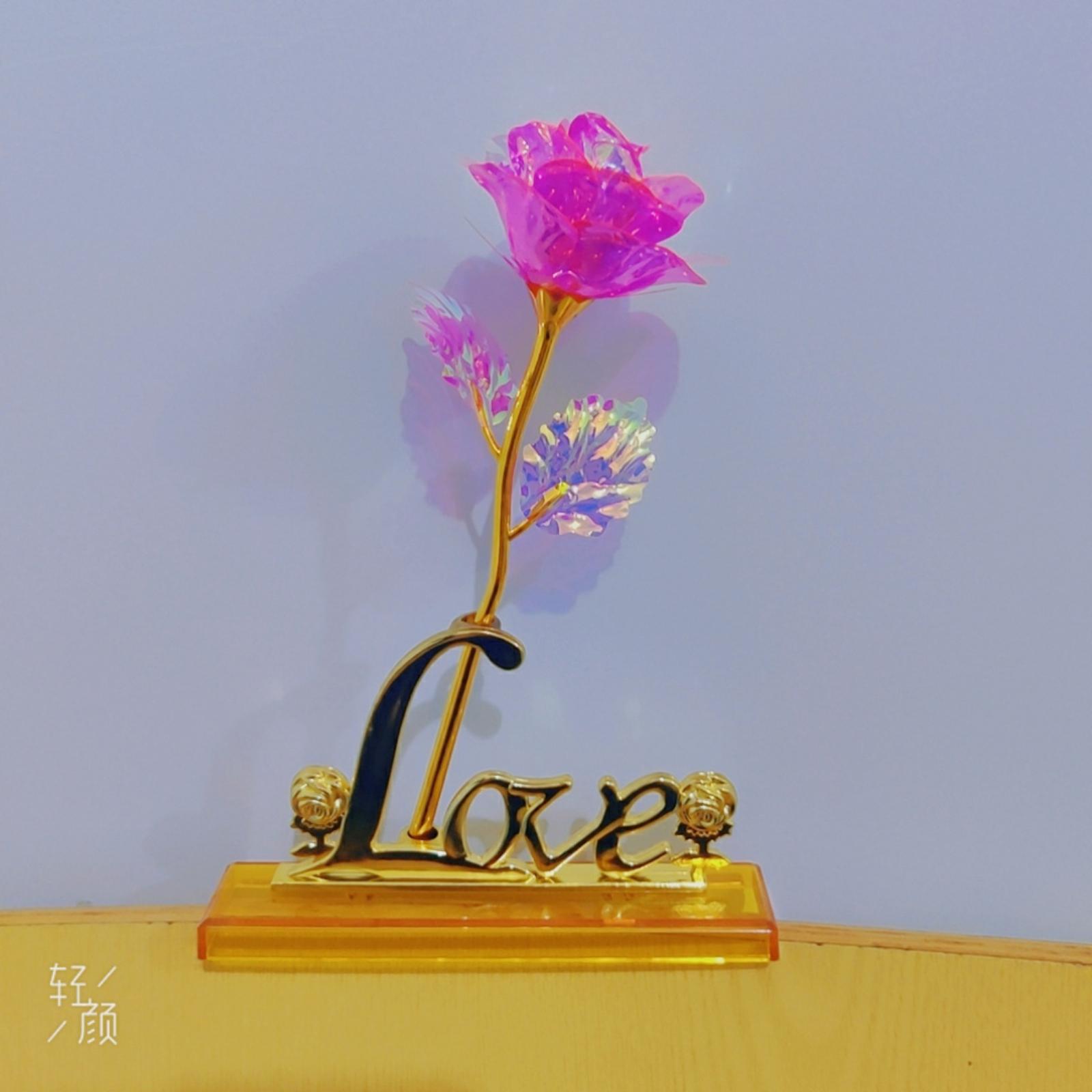 

Foil Roses, Gold Foil Roses Gift One Size