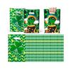 50 Assorted Themed Celebration Bags Clovers Printed Handbag Designed For Small Presents And Flavorful Snacks
