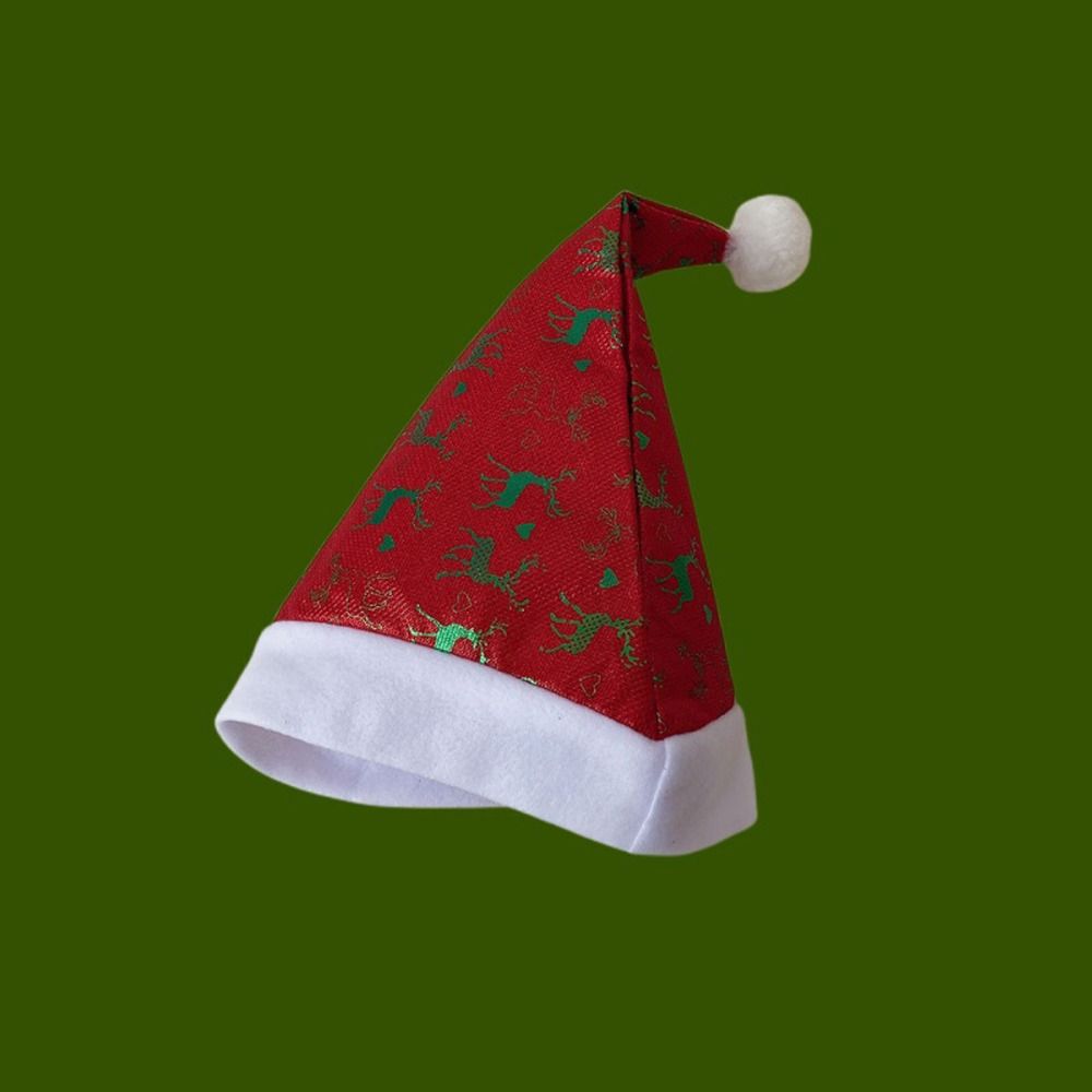 Antler Christmas Accessory Santa Claus Stripe Girl Hat Cotton Hat Christmas Hat New Year Cap