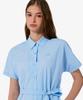 Lacoste Women'S Belted Short Sleeve Shirt Dress Ef306E-56G Aey