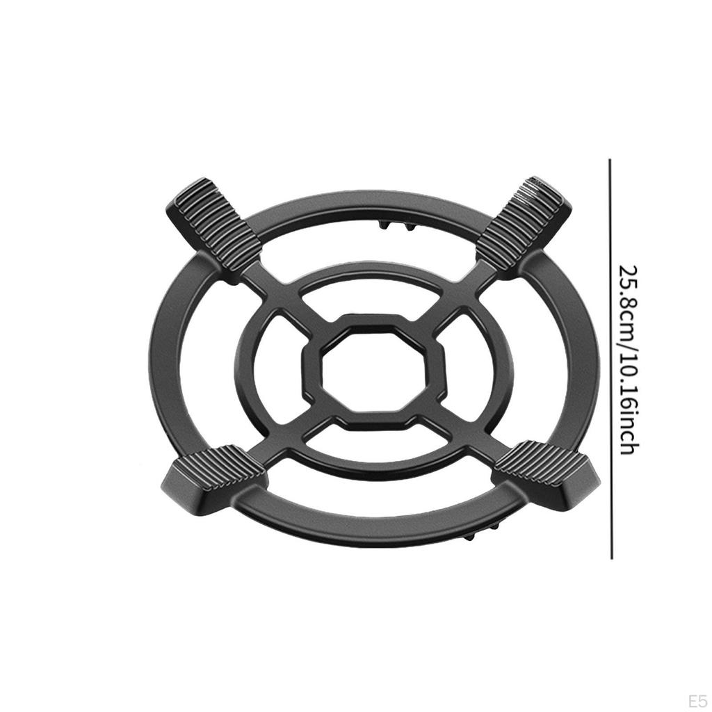 Cast Iron Wok for Gas Cooker Stovetop Stand, Milk Pot Holder Small Saucepan