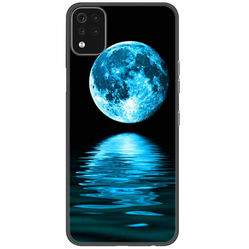 Phone Case For LG K42 K52 K62 Q52 Case Soft Painted Wolf Silicone Black Covers For LG K62 Cases K 42 Shockproof Funda for LGK52