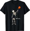 Skeleton Balloon Well Funny Halloween Skeleton T-Shirt