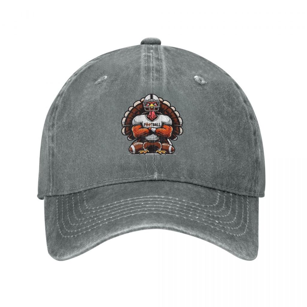 Turkey Thanksgiving Football Baseball Cap custom caps hard hat Luxury Hat Luxury Cap Womens Beach Outlet Unisexs