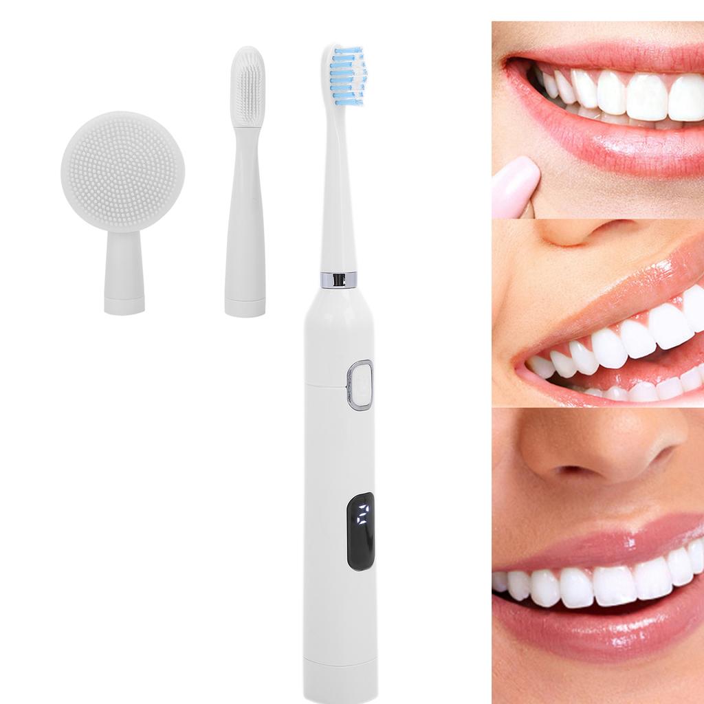 Electric Toothbrush Rechargeable Whitening Teeth Cleaning Waterproof Toothbrush for Adults
