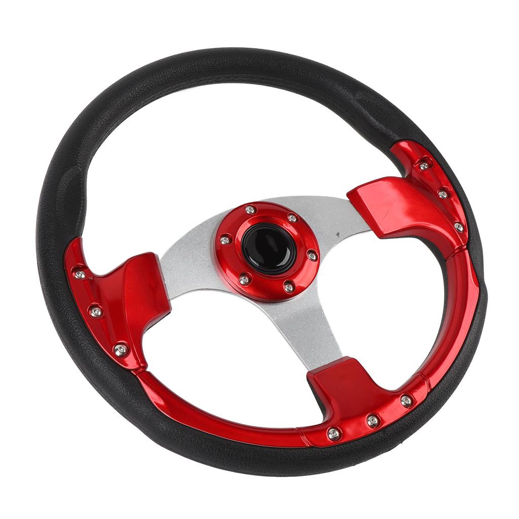 14 tum Universal Ratt med Tuta Racingstil PU Aluminium för Standard 6 Hål