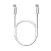 Qoltec Kabel USB 2.0 Typ C | USB 2.0 Typ C 60W | QC 3.0 | PD | 1m | Weiß