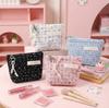 Women's Cosmetic Bag Korean Exquisite Sweet Kawaii Lipstick Versatile Coin Purse Portable Compact MultiFunctional Storage Bag