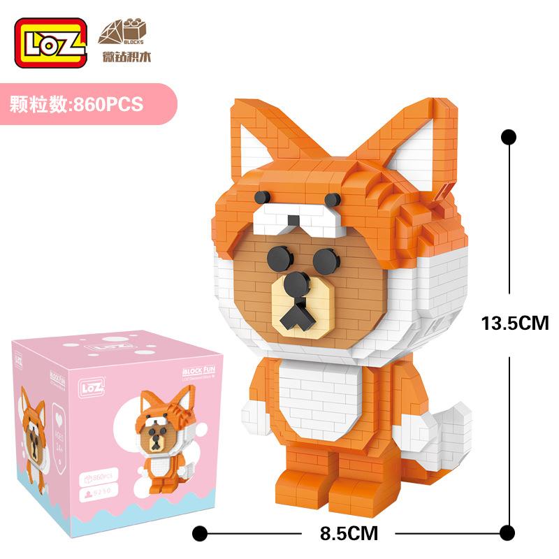 Loz Mini Blocks Beautiful Cartoon Character Cute Girl Small Bricks Brinquedo Boy Gift Girl Present Christmas New Year Goods