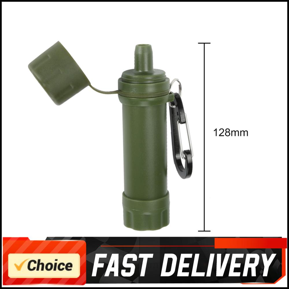 Outdoor Trinkwasserfilter Reiniger Notfall Leben Tragbar Überleben Strohhalm Wasserfilter für Klettern Reisen Camping