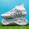 High Top Football Shoes Teen Student Spike Shredded Artificial Grass Training Men's and Women's Shoes Football Shoes