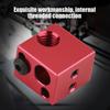 3D Printer Accessories Aluminium Heating Block Heater Hot End for   (Blue)