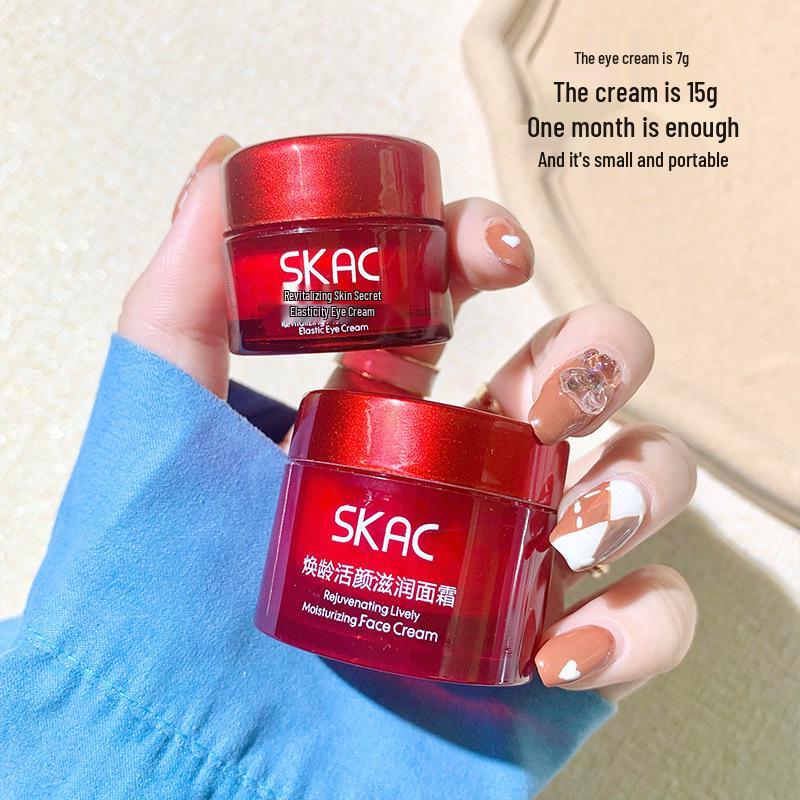SKAC Star Travel Moisturizing Set: Toner, Lotion, Cleanser, Skincare, Beauty Salon 5-Piece Kit