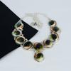 Natural Shiva Eye Gemstone Handmade 925 Sterling Silver Electroform Necklace, Shiva Eye  Silver For Wife Unisex Necklace, Party Wear Gift Mom