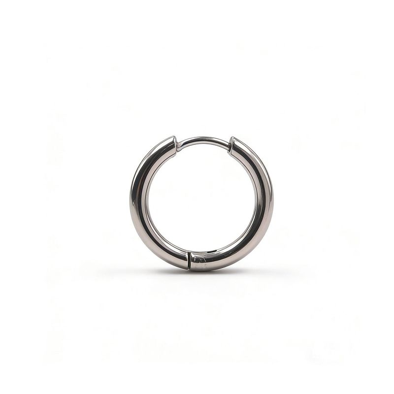 European Hip Hop Hiphop Male Titanium Steel Inscribed Ear Ring