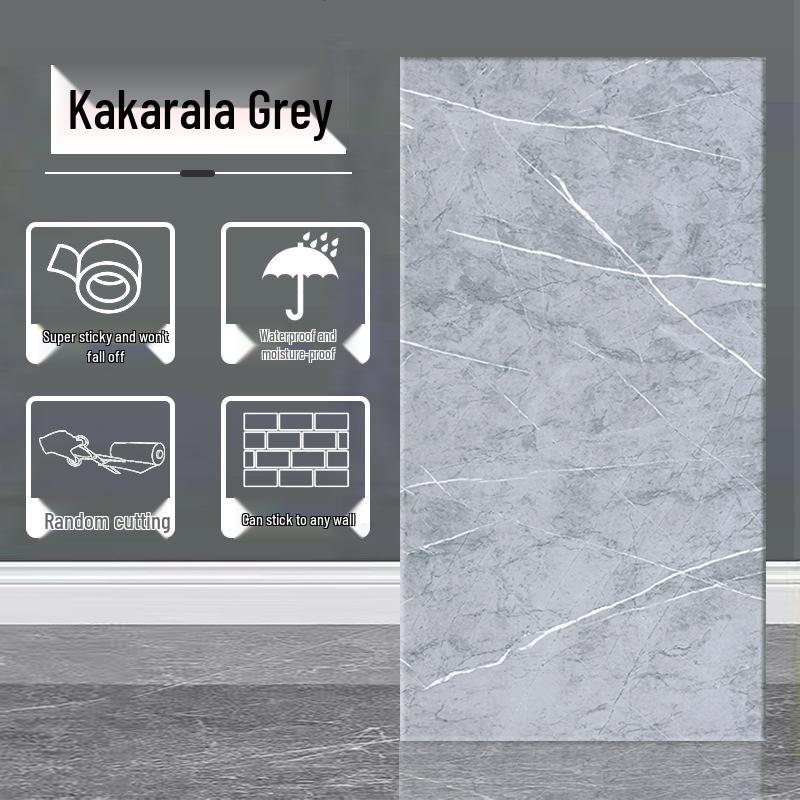 Self-Adhesive Waterproof Aluminum-Plastic Marble-Effect Wall Panel Sticker