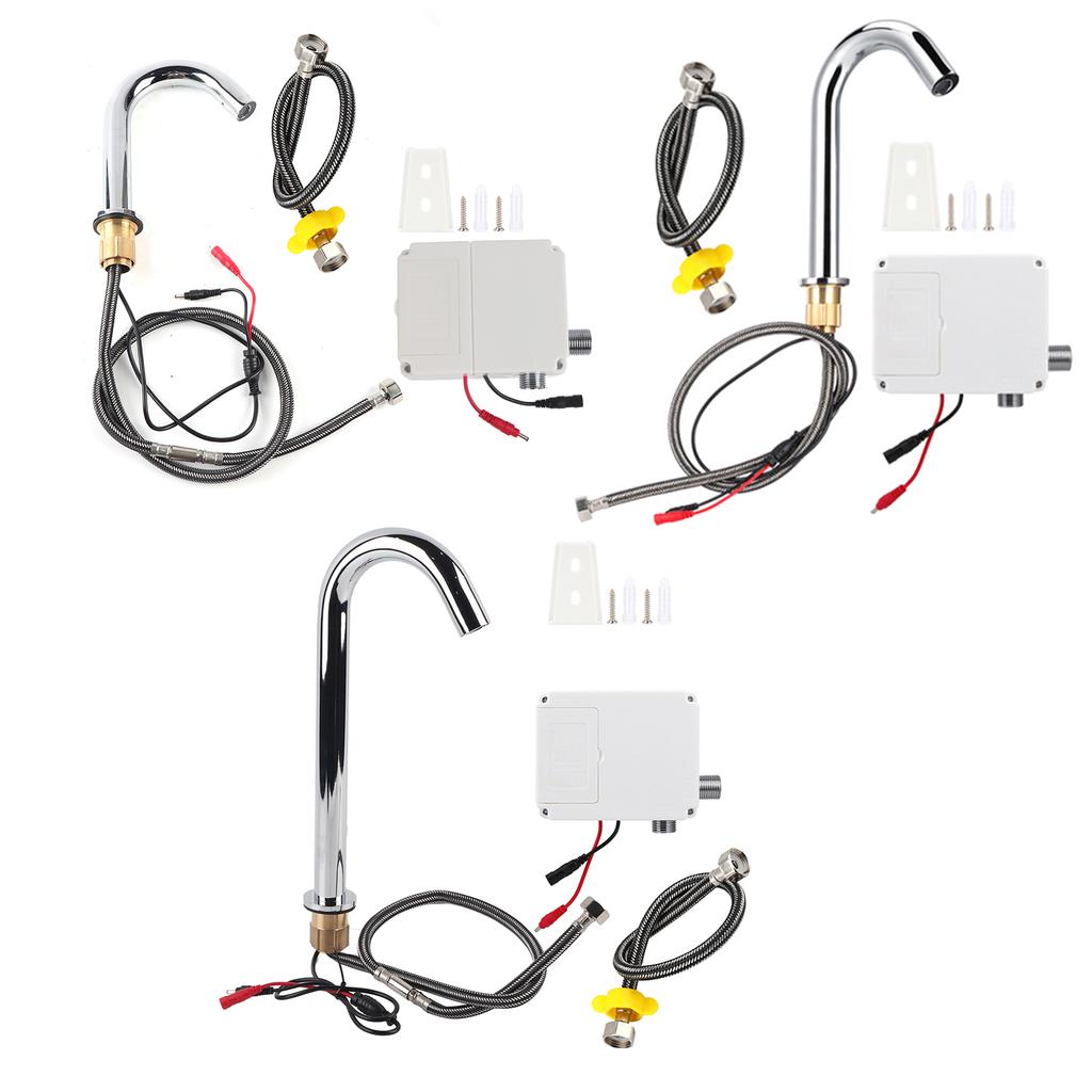 Gwint G1/2 cala Automatyczny Czujnik Indukcyjny Kran Wodny Podczerwień Pojedynczy Kran Zimnej Wody ze Skrzynką Sterującą Automatyczny Kran Kran Czujnikowy