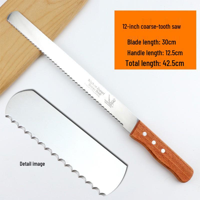Stainless Steel Crumb-Free Serrated Bread & Cake Knife