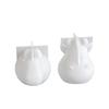 Poppy Crystal Epoxy Resin Cow Head Ornament DIY Candle Silicone Mold