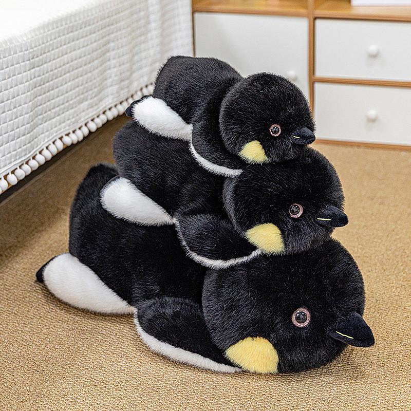 Soft Penguin Cuddly Doll With Short Hair Plush Perfect For Children Room Decor