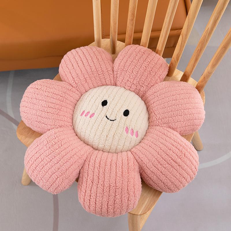 45Cm Colorful Flower Plush Pillows Plant Petal Cushions Stuffed Toys Suitable For Girls Baby Home Decor Gifts