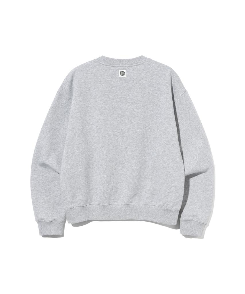 UCLA Unisex Daily Small Logo Fleece-Lined Sweatshirt [M-Grey] (Ubclt29)