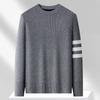 FAPAI Men's Merino Wool & Tencel Blend Knit Sweater