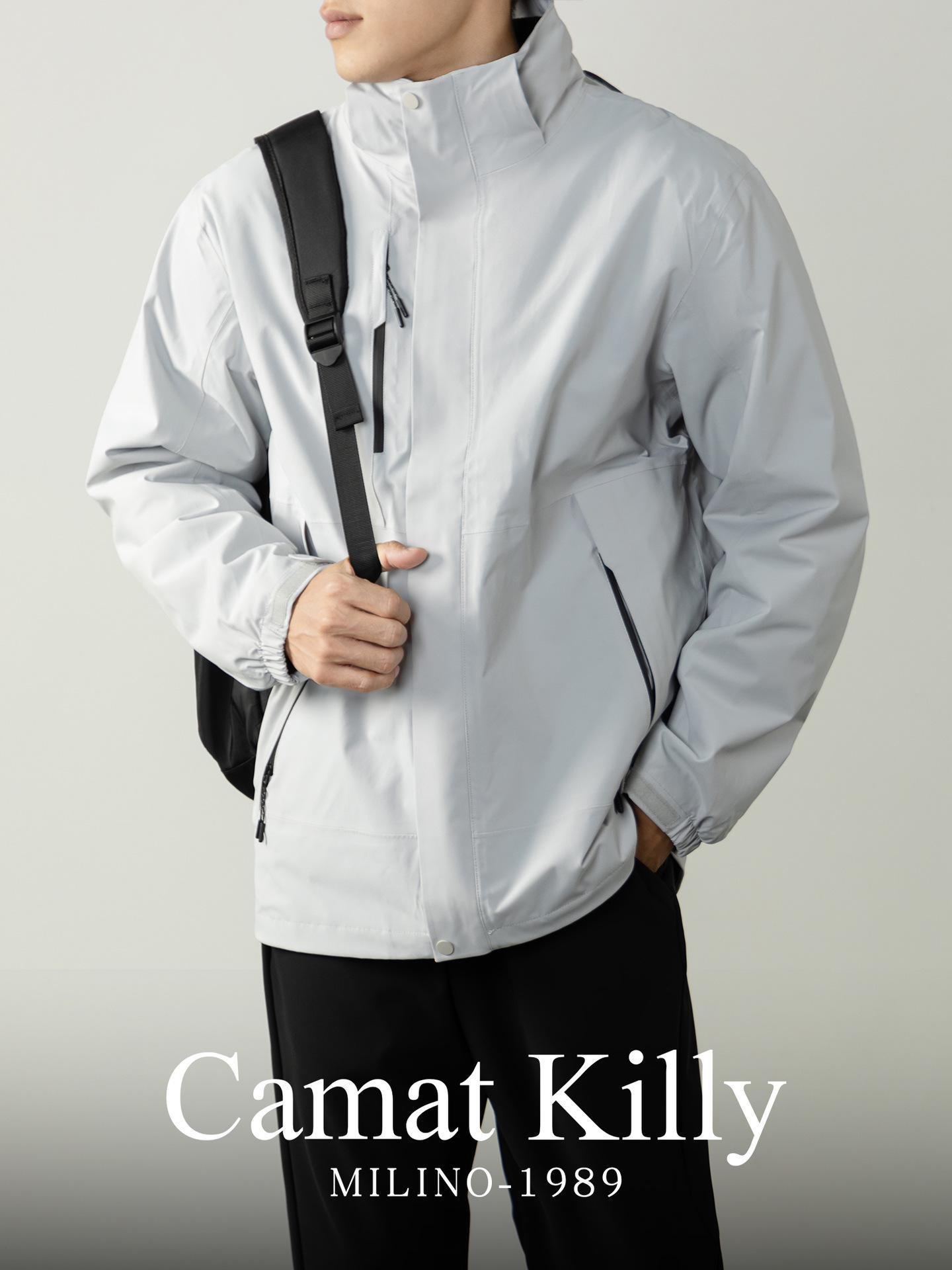 High-Tech Men s Ski Jacket: Waterproof, Windproof, Breathable, with Detachable Fleece Liner S