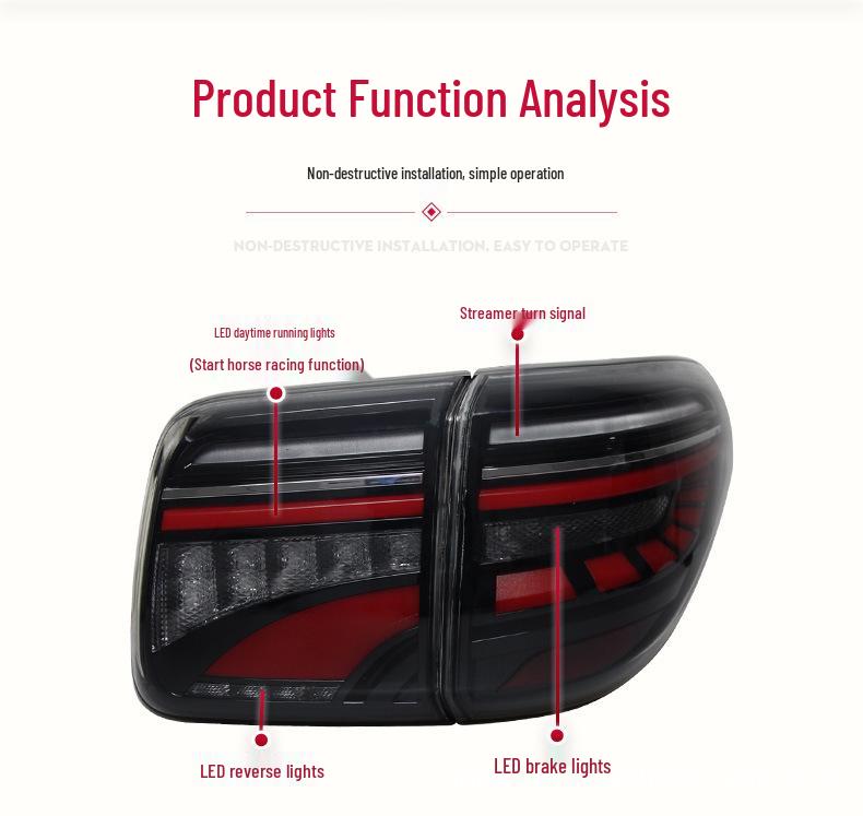 12-19 Patrol Y62 LED Taillight Assembly with Sequential Turn Signal