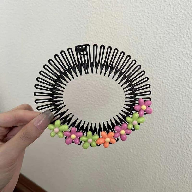 

3 шт., детская цветная расческа для волос Y2k Star, сломанная повязка на голову, заколки для волос, милый головной убор, аксессуары для волос для девочек-принцесс 3pcs