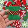 New Christmas Letter Embroidery Cloth Sticker Christmas Tree Towel Embroidery Patch Sticker Snowman Snowflake Computer Embroidery Chapter Boy