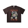 260 GSM Double Yarn 32 Count 100% Cotton Demon Slayer V22 Hashiras Print Unisex Heavy Cotton T Shirt