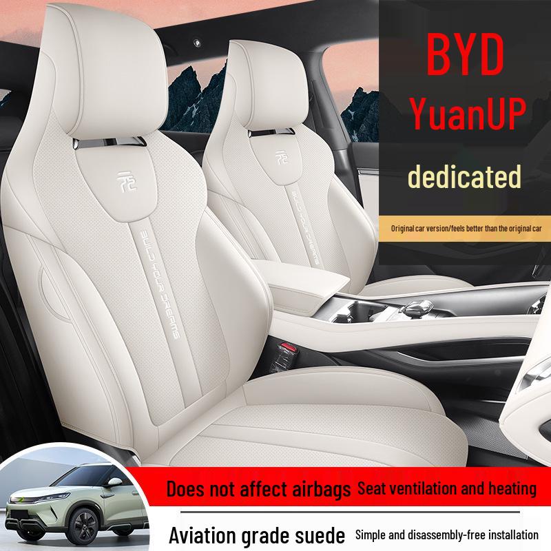 BYD Yuan UP Seat Cushion: Durable, All-Season, Perforated Car Seat Cover.