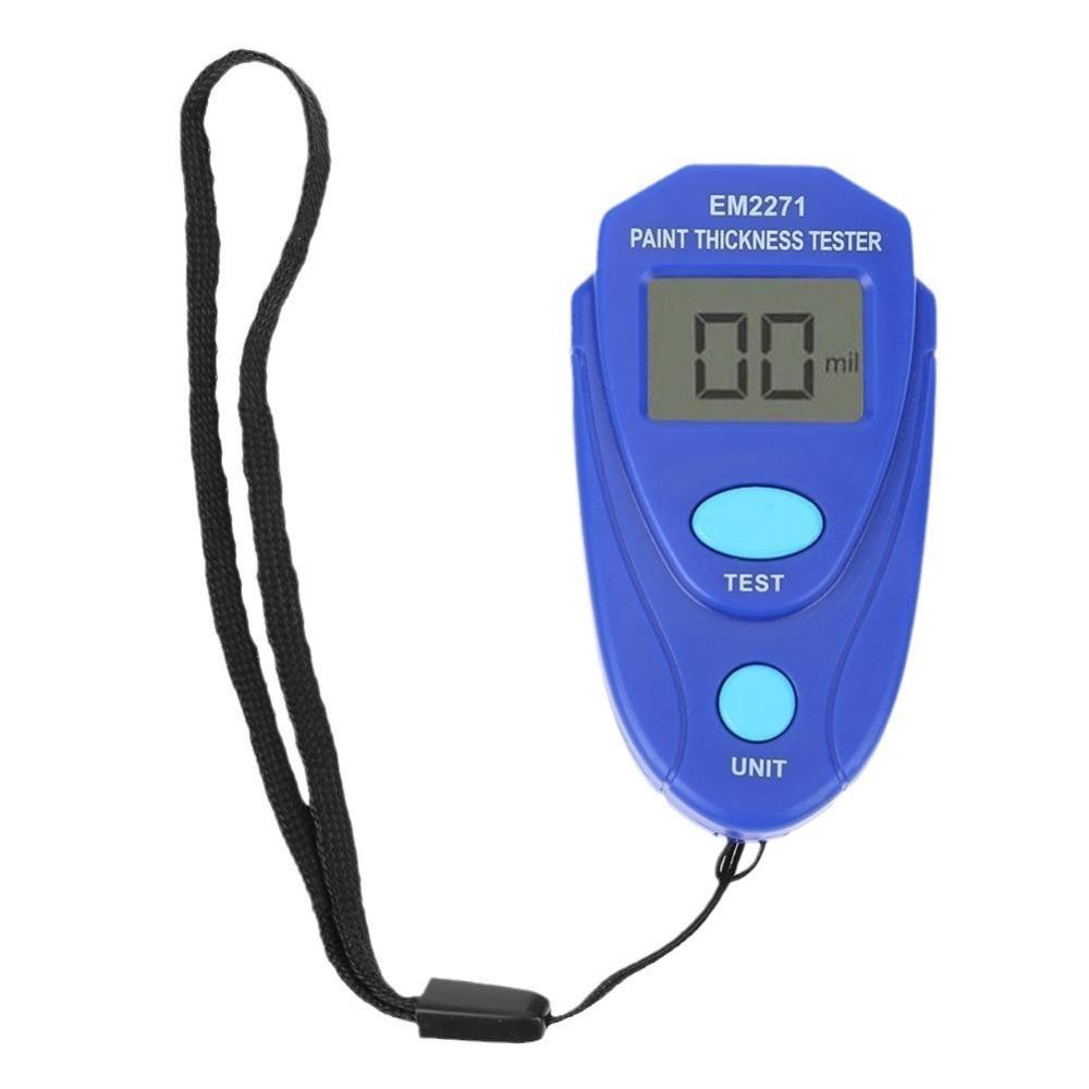 

EM2271 цифровой мини-автомобильный толщиномер, тестер лакокрасочного покрытия автомобиля, ЖК-дисплей, приборы для измерения ширины