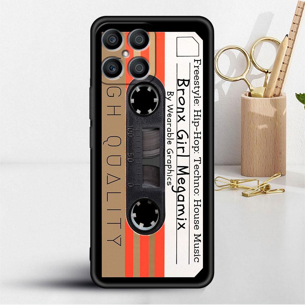

Винтажный чехол-кассета для камеры Huawei Honor X8 X9 P50 X7 50 20 8X Play 9A P40 P30 Lite P Smart 2021 черный чехол для телефона Huawei P Smart Z