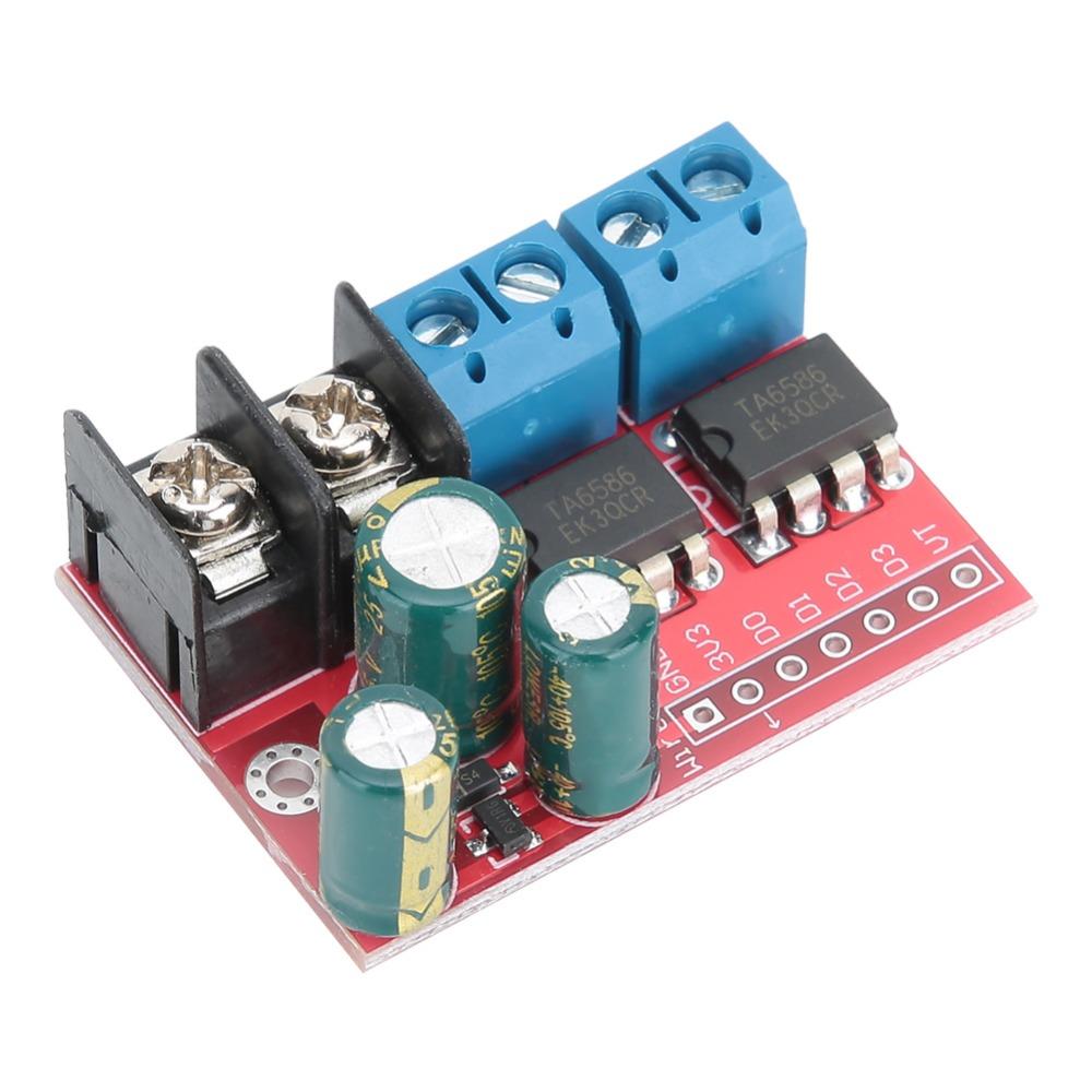2Pcs 5A Motor Drive Module Dual Channel H Bridge Module Drive Module CW CCW Rotation PWM Regulation DC Motor Drive