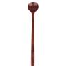 Mixing 10.9 Inches Long Handle Tableware Wooden Natural Wood Soup Spoon Spoons Kitchen Utensil Cooking Supplies