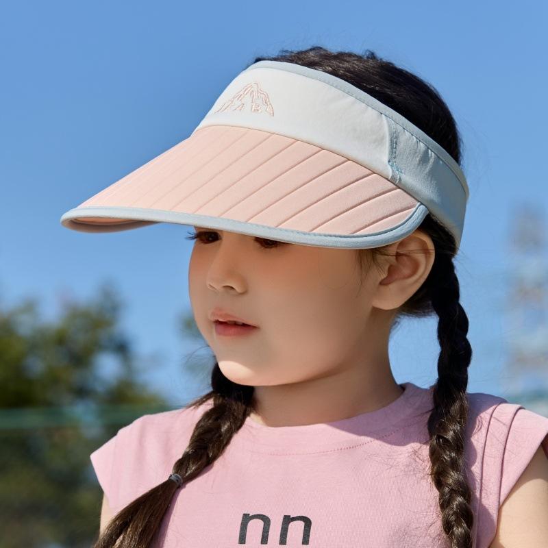 Foldable Empty Top Sun Protection Hat Boys And Girls Children'S Hat Big Brim Versatile Outdoor Uv Protection Sun Hat