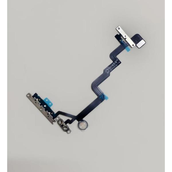 For iPhone 11 To 17 Pro DIY Back housing Power Volume Led Flash Switch Flex Cable For iPhone XR Like 17 Pro