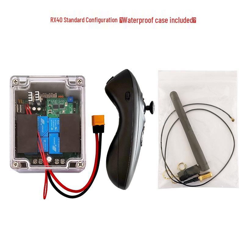 RX40E Remote Control Trawling Boat Mainboard, 12V-30V, 40A, 500m Range, Gyroscope, Brushed Motor