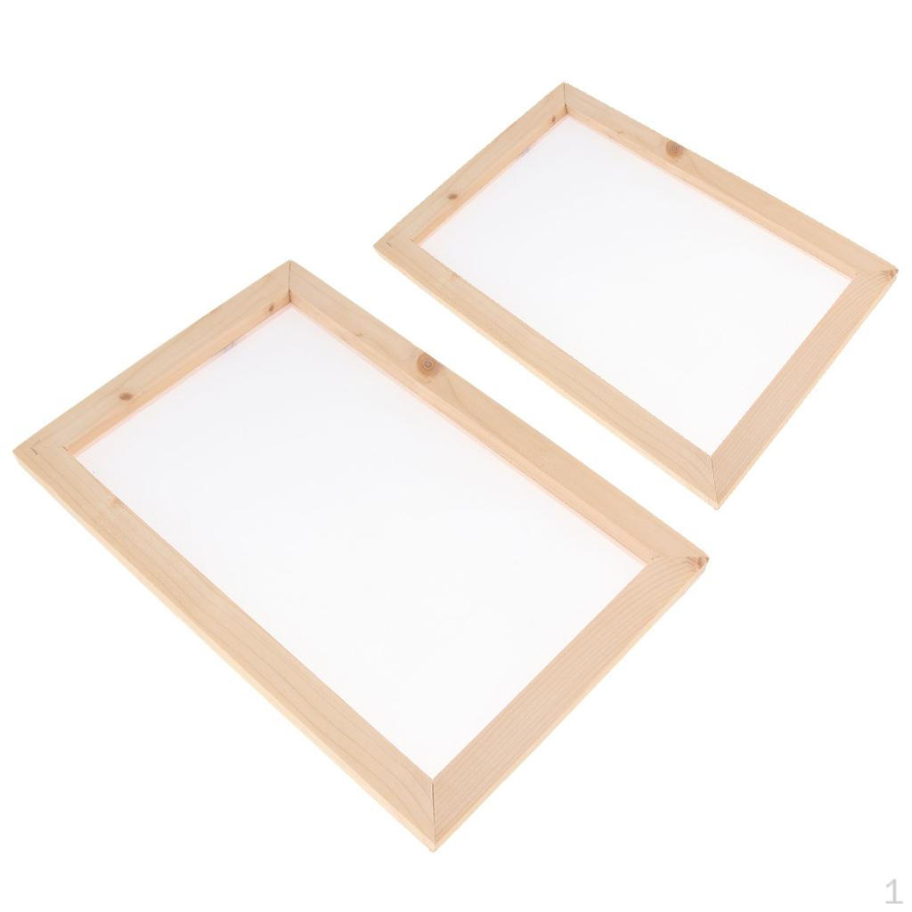 

2 шт. Ручной инструмент Традиционный Деревянный Дисплей для Изготовления Бумаги для DIY Ручной Работы