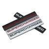 For Land Rover Supercharged Badge, Mechanical Supercharged, Modified Metal Car Body Sticker, Rear Emblem