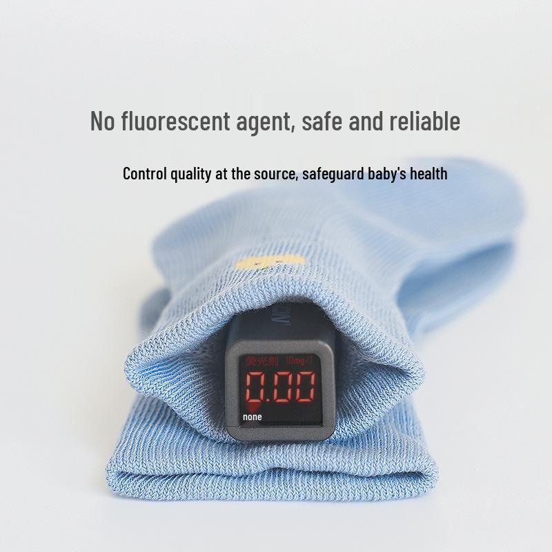 Non-Slip Baby Floor Socks - Cotton, Soft Sole, Boneless, Mid-Calf, for Newborns and Toddlers, Spring/Autumn