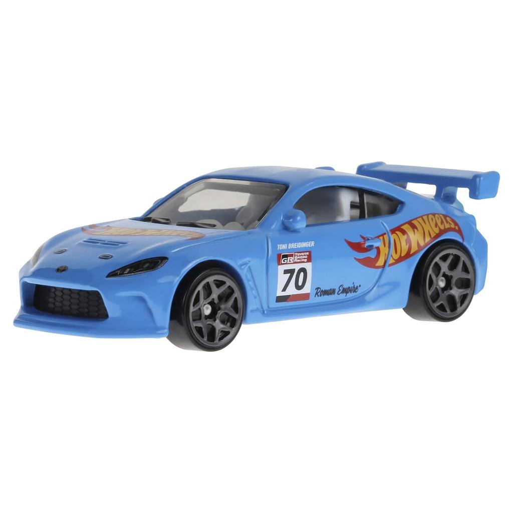 Hot Wheels Basic Car Toyota GR86 Cup Vehicle Toy Mini Car for Ages 3 and Up, Blue, HXR12