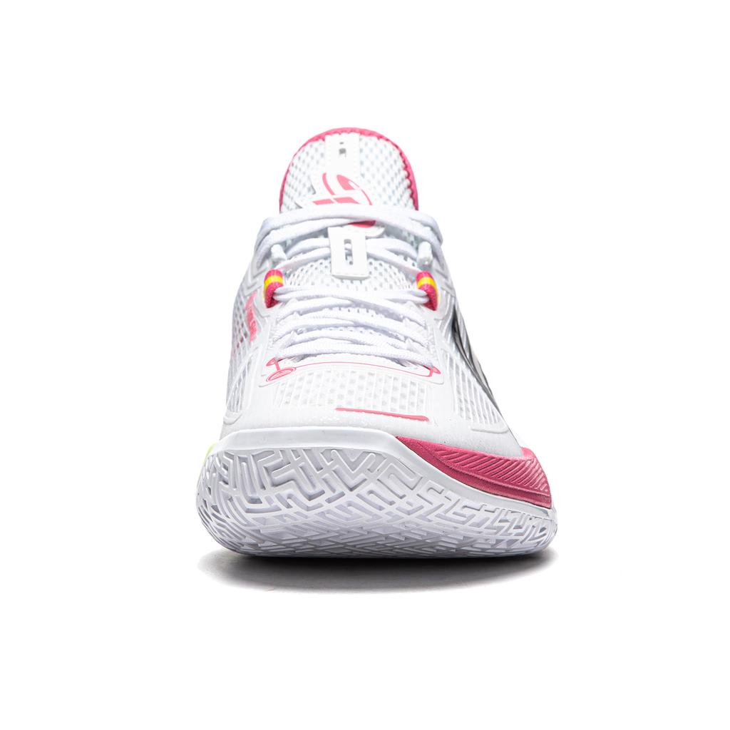 New LiNing Speed 2.0 Low-Top Basketball Shoes Men's White Black Red ABPU023-2