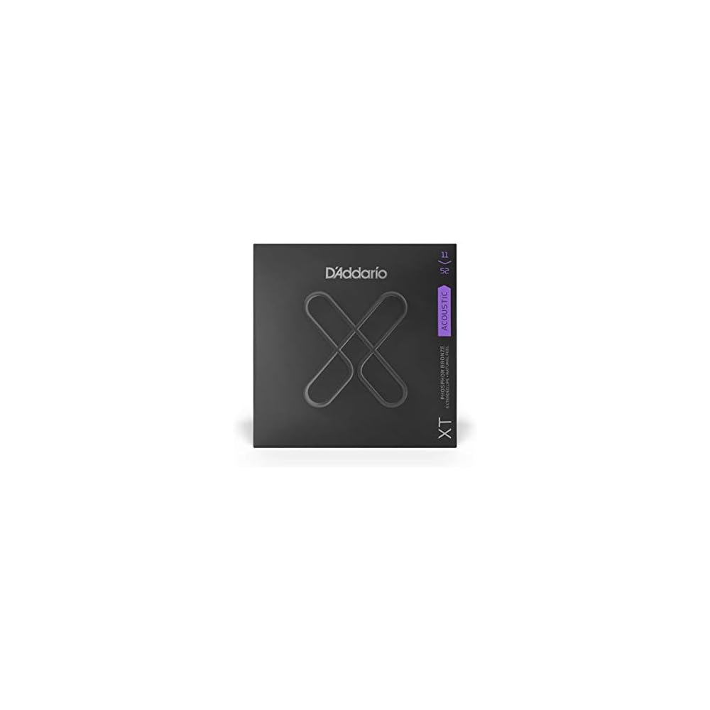 D Addario XTAPB1152 XT PB Custom Light Acoustic Guitar Strings, 11-52 gauge x 3 sets
