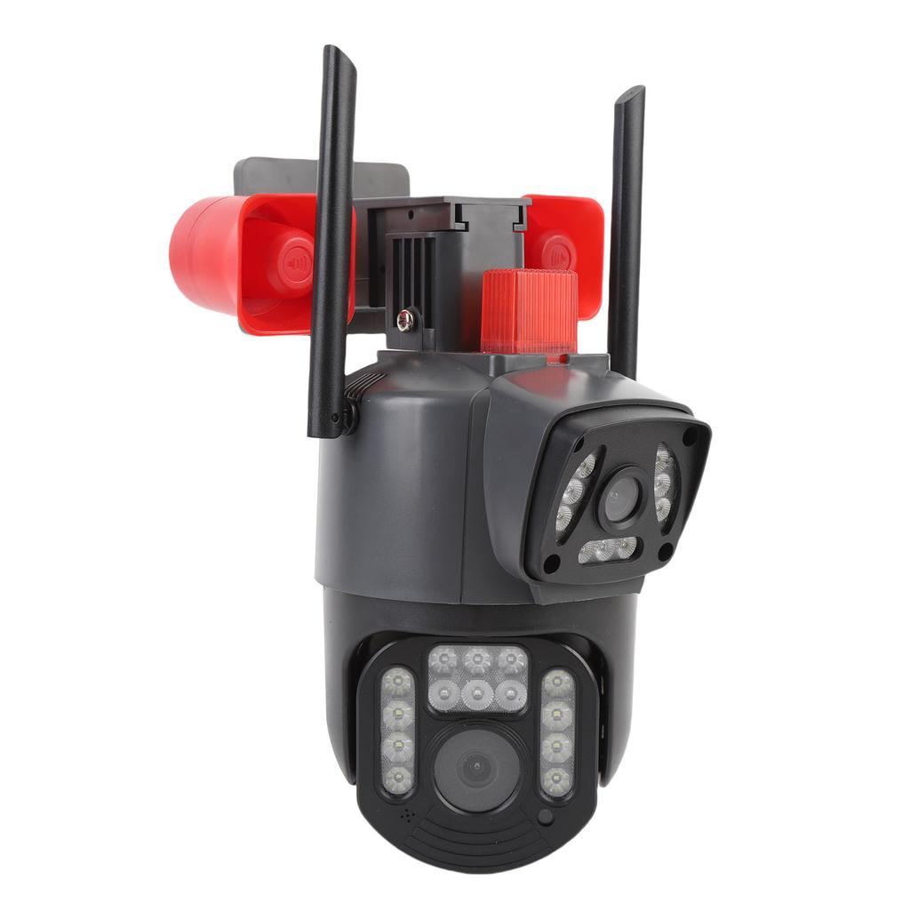 Dual Lens Security Camera WiFi Wireless 1080P HD Motion Detection IP66 Water Proof Security Camera with APP for Home