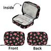 Cute Mushroom Pill Case, Portable Weekly Pill Box Bag Container 7 Days Pill Organizer Vitamin Supplement Holder with Zipper for Travel Family